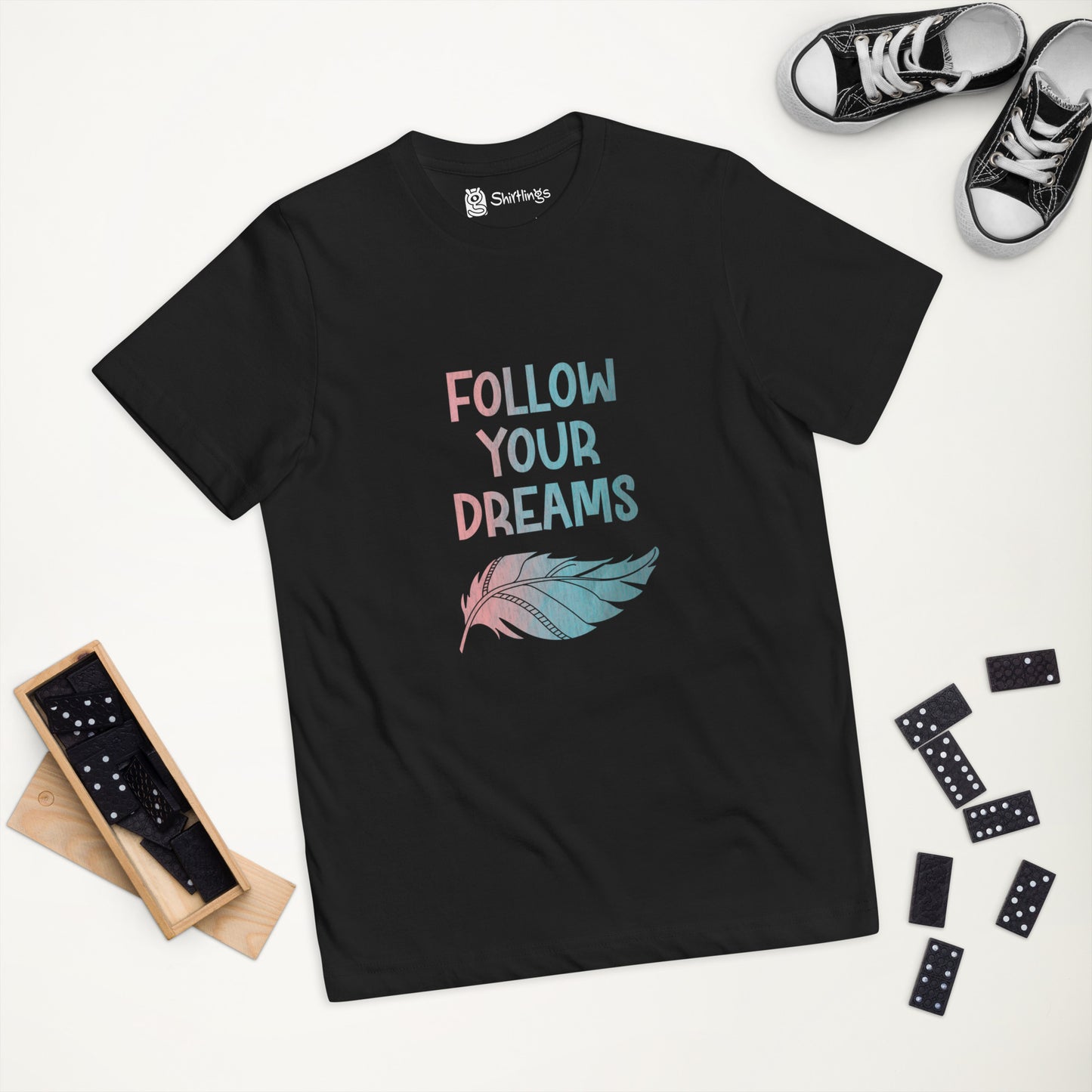 Little Dreamer: Feathers & Futures Youth Tee