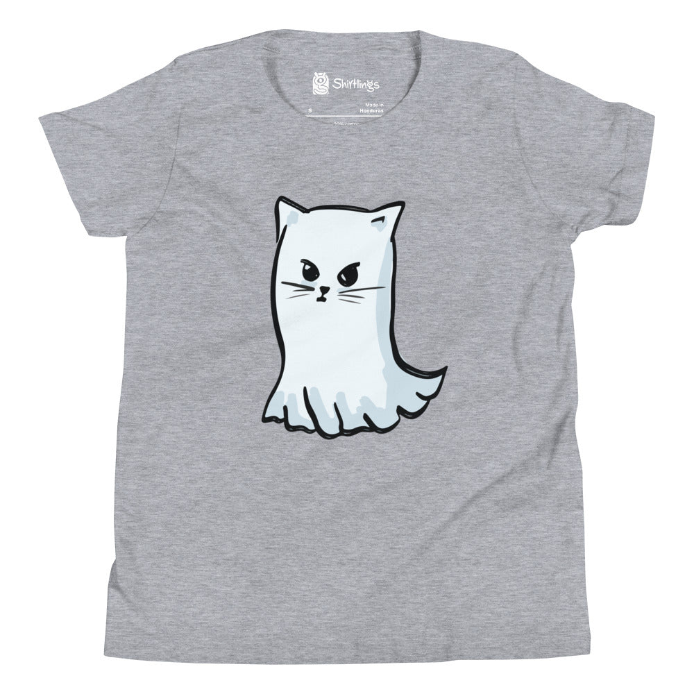 Purr-anormal Kitty Ghost Youth Shirt