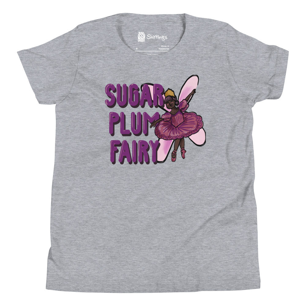 Whimsical Whirlwind: Sugar Plum Fairy Kids Tee