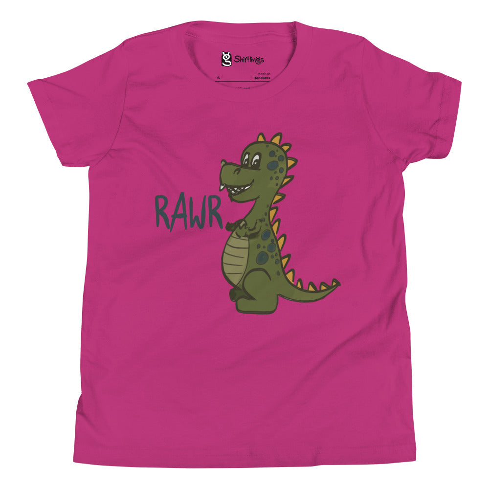 "Roaringly Stylish" Dino Youth Tee