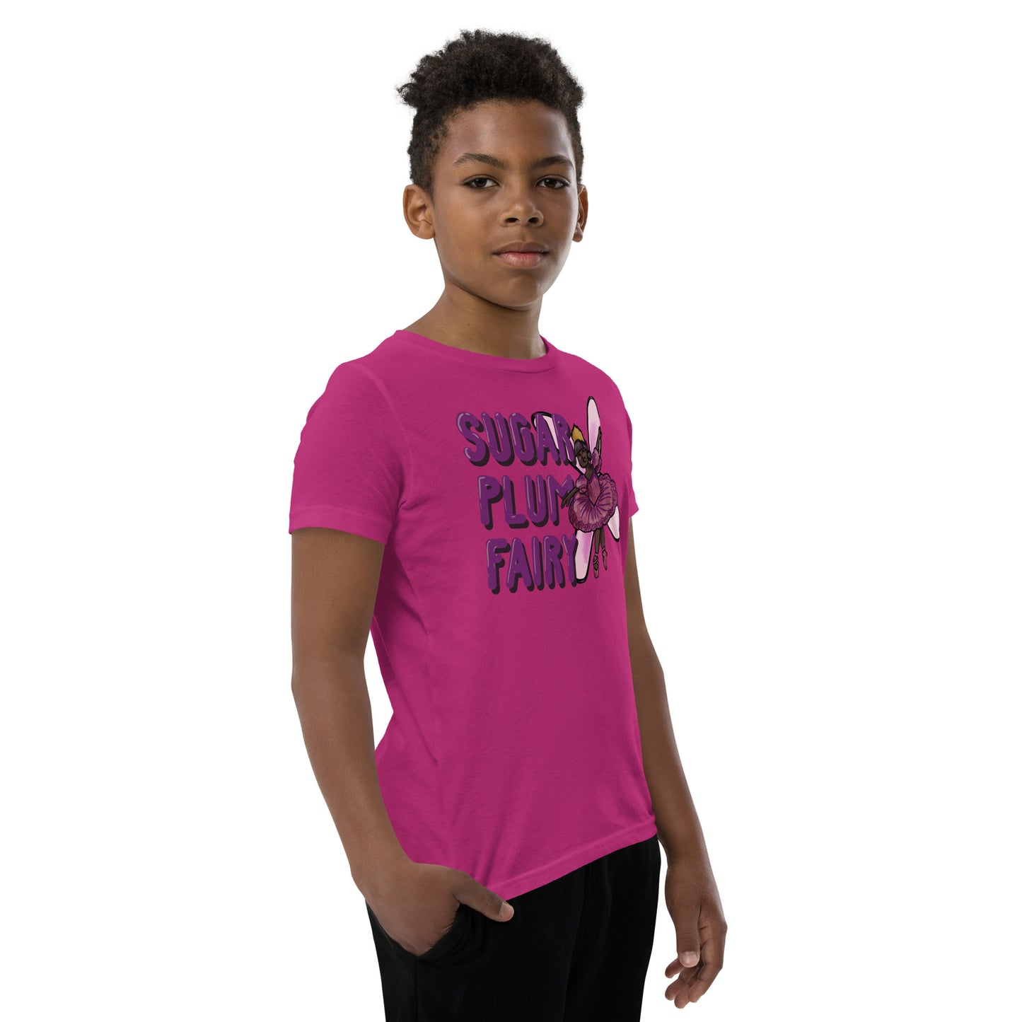 Whimsical Whirlwind: Sugar Plum Fairy Kids Tee