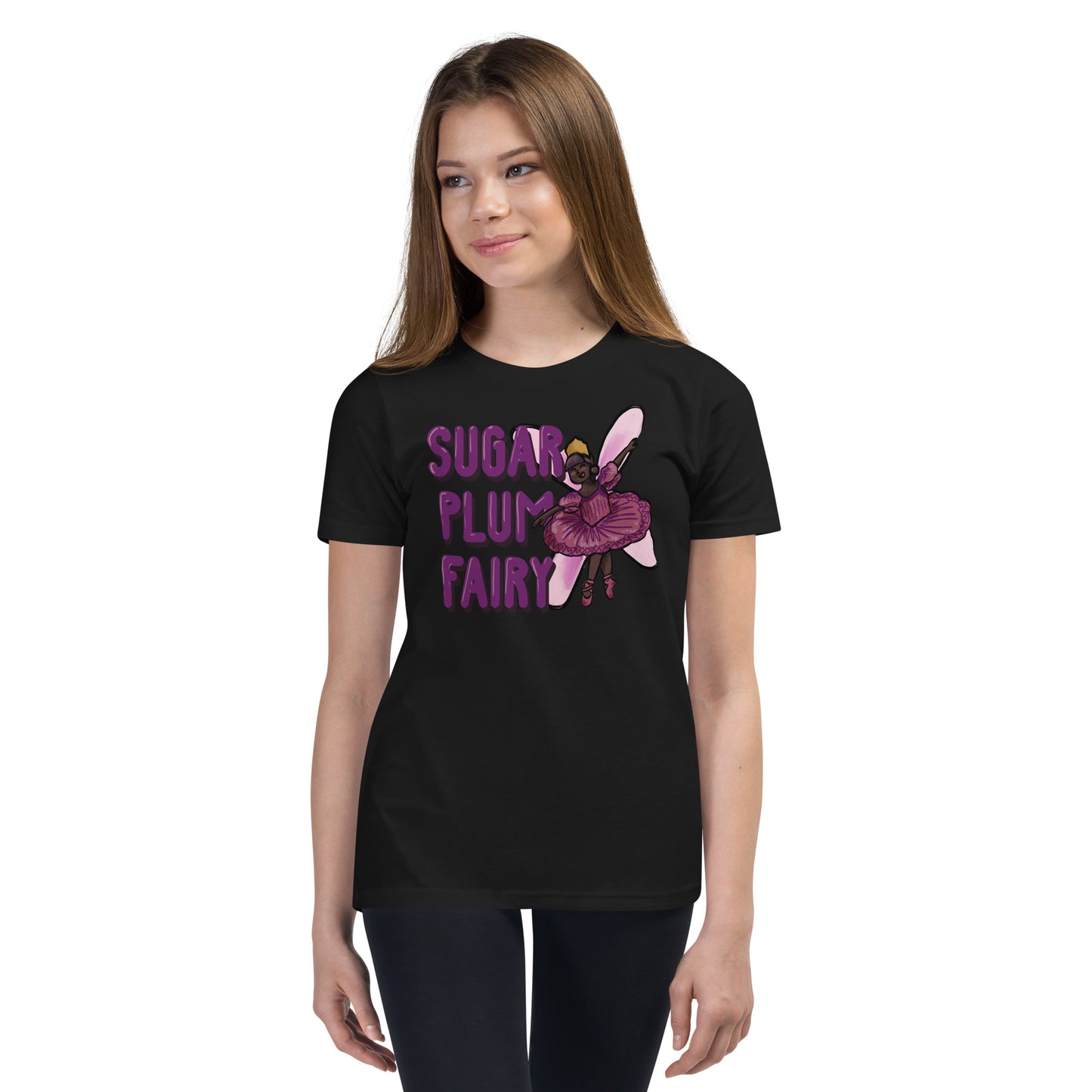 Whimsical Whirlwind: Sugar Plum Fairy Kids Tee