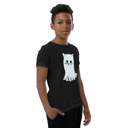 Purr-anormal Kitty Ghost Youth Shirt