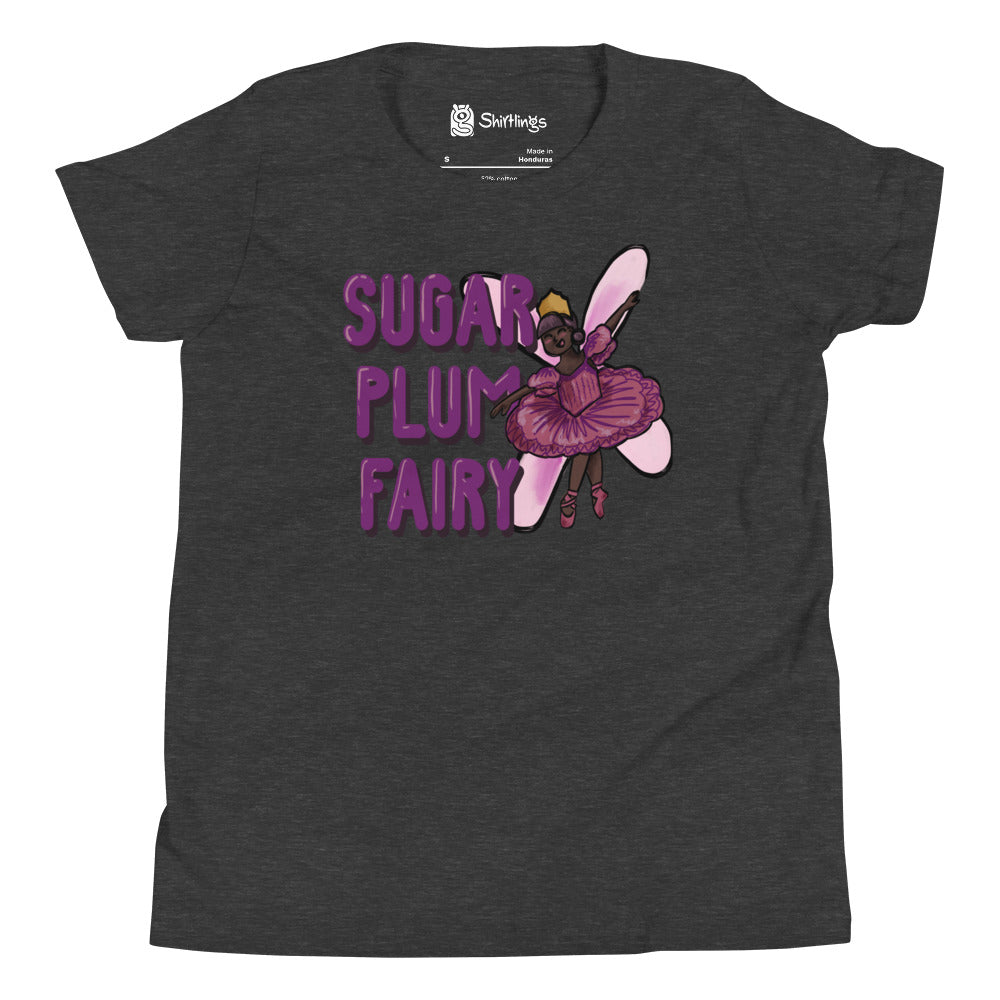 Whimsical Whirlwind: Sugar Plum Fairy Kids Tee