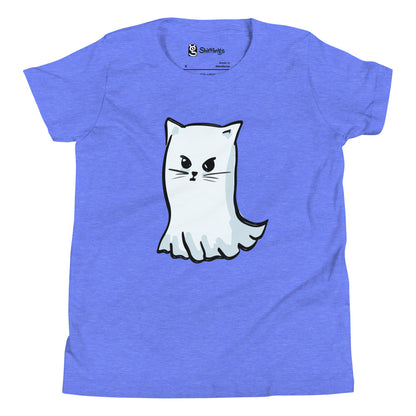 Purr-anormal Kitty Ghost Youth Shirt