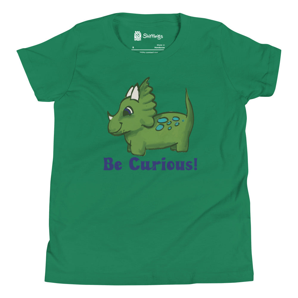 "Curious Explorer" Triceratops Delight Tee