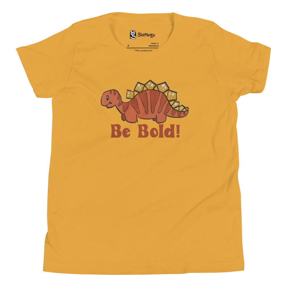 "Dino Daring" Bold Stegosaurus Youth Tee