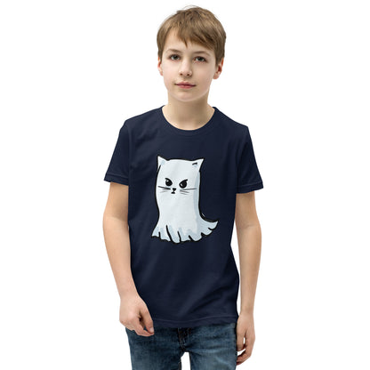 Purr-anormal Kitty Ghost Youth Shirt