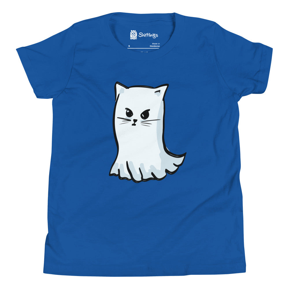 Purr-anormal Kitty Ghost Youth Shirt