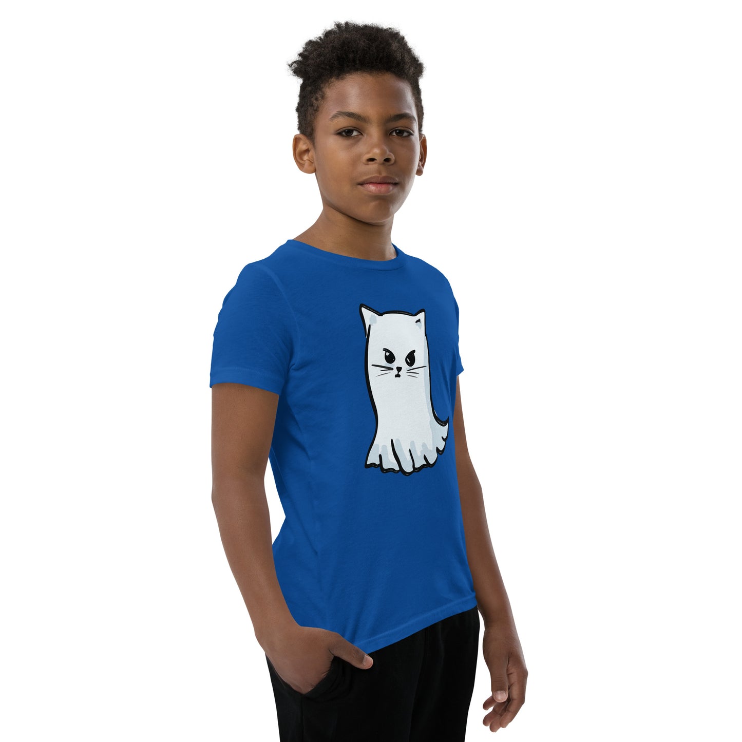 Purr-anormal Kitty Ghost Youth Shirt