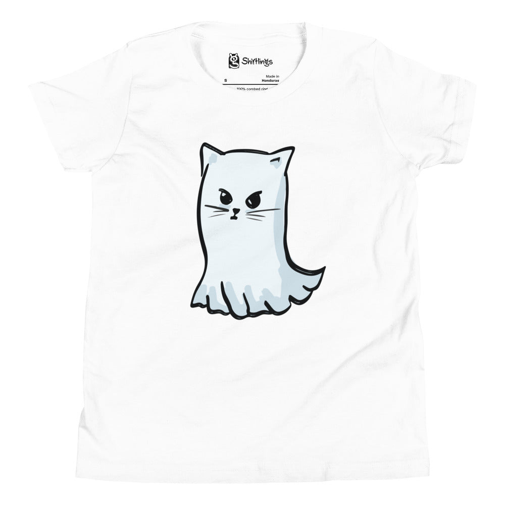 Purr-anormal Kitty Ghost Youth Shirt