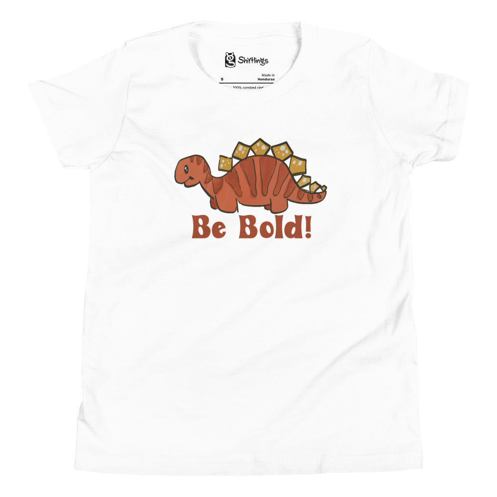 "Dino Daring" Bold Stegosaurus Youth Tee