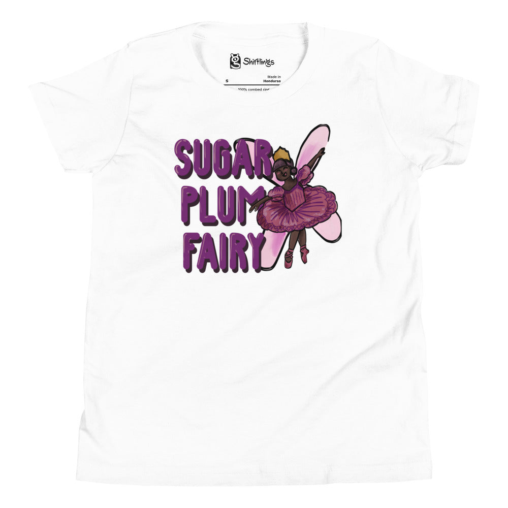 Whimsical Whirlwind: Sugar Plum Fairy Kids Tee